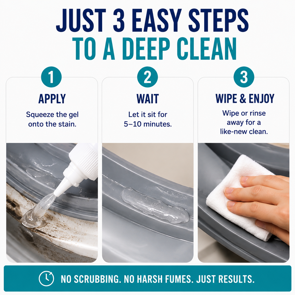 BubClean Mold & Grime Remover Gel