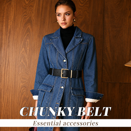 NOVELA Chunky Wide Belt