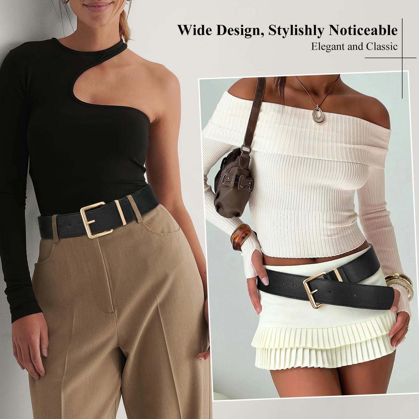 NOVELA Chunky Wide Belt